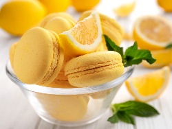 Френски слепени сладки лимонов макарон - снимка на рецептата